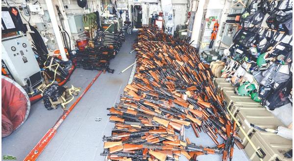 خطوات أميركية لمنع تهريب الأسلحة للحوثيين