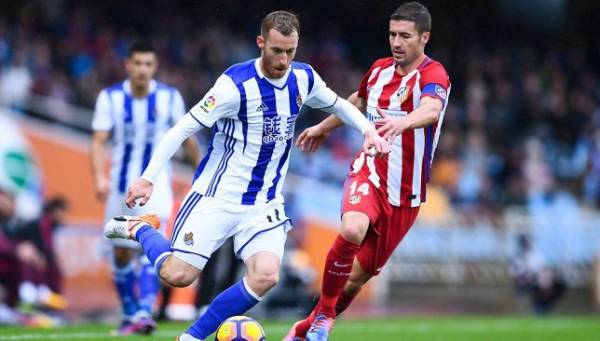 ريال سوسيداد يهزم اتلتيكو مدريد في الجولة الحادية عشر من الدوري الاسباني