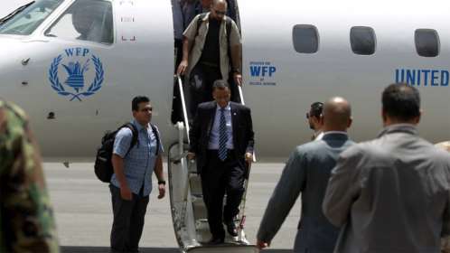 ولد الشيخ يغادر عاصمة اليمن صنعاء