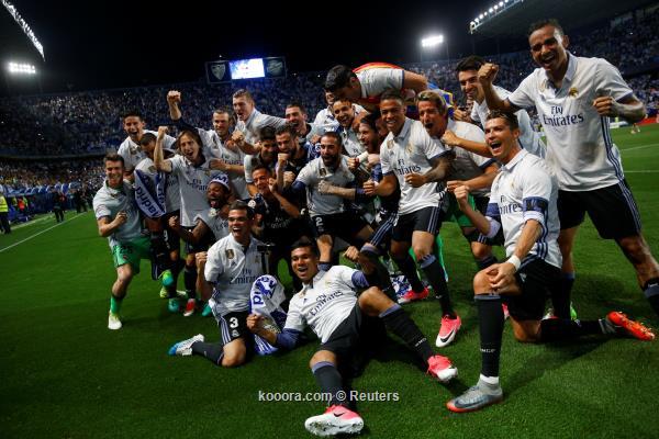 للمرة 33 ريال مدريد يفوز بلقب الدوري الاسباني