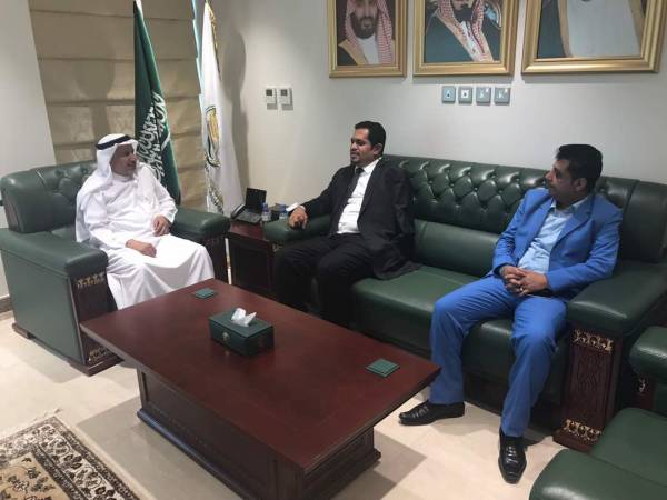 وزير حقوق الانسان يلتقي المشرف العام على مركز الملك سلمان للاغاثة