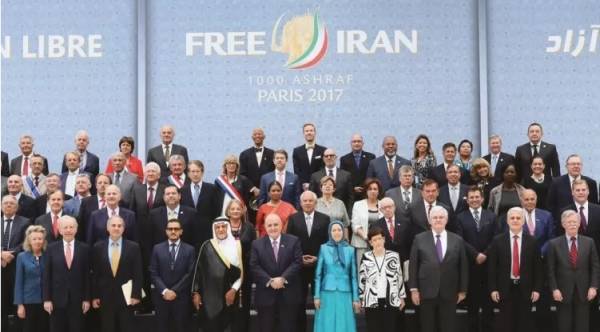كبار الشخصيات السياسية شاركت في مؤتمر المقاومة الإيرانية
