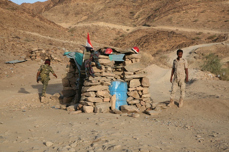 إحدى النقاط التابعة للجيش الوطني في صرواح