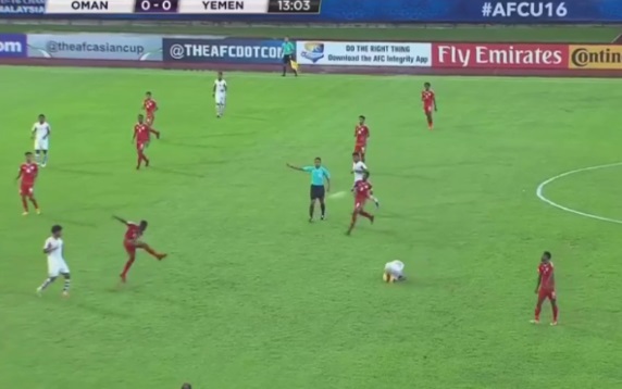 منتخب اليمن تحت 16 سنة يخسر امام عمان في كأس اسيا