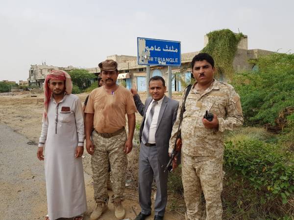 وكيل محافظة ريمة يختتم زياراته لجبهات القتال بلقاءه قائد قوات التحالف العربي بالمنطقة الخامسة