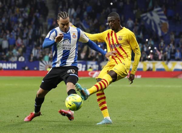 برشلونة يتعادل في الديربي أمام اسبانيول