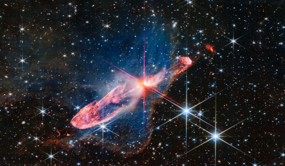 Herbig-Haro 46/47 يظهر في احتفال جوجل بأسبوع الفضاء العالمي 2026